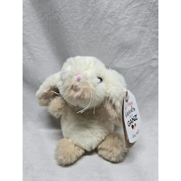 GANZ | Toys | Get Your Hands On A Ganz Teacup Bunny Rabbit Cream Plush ...